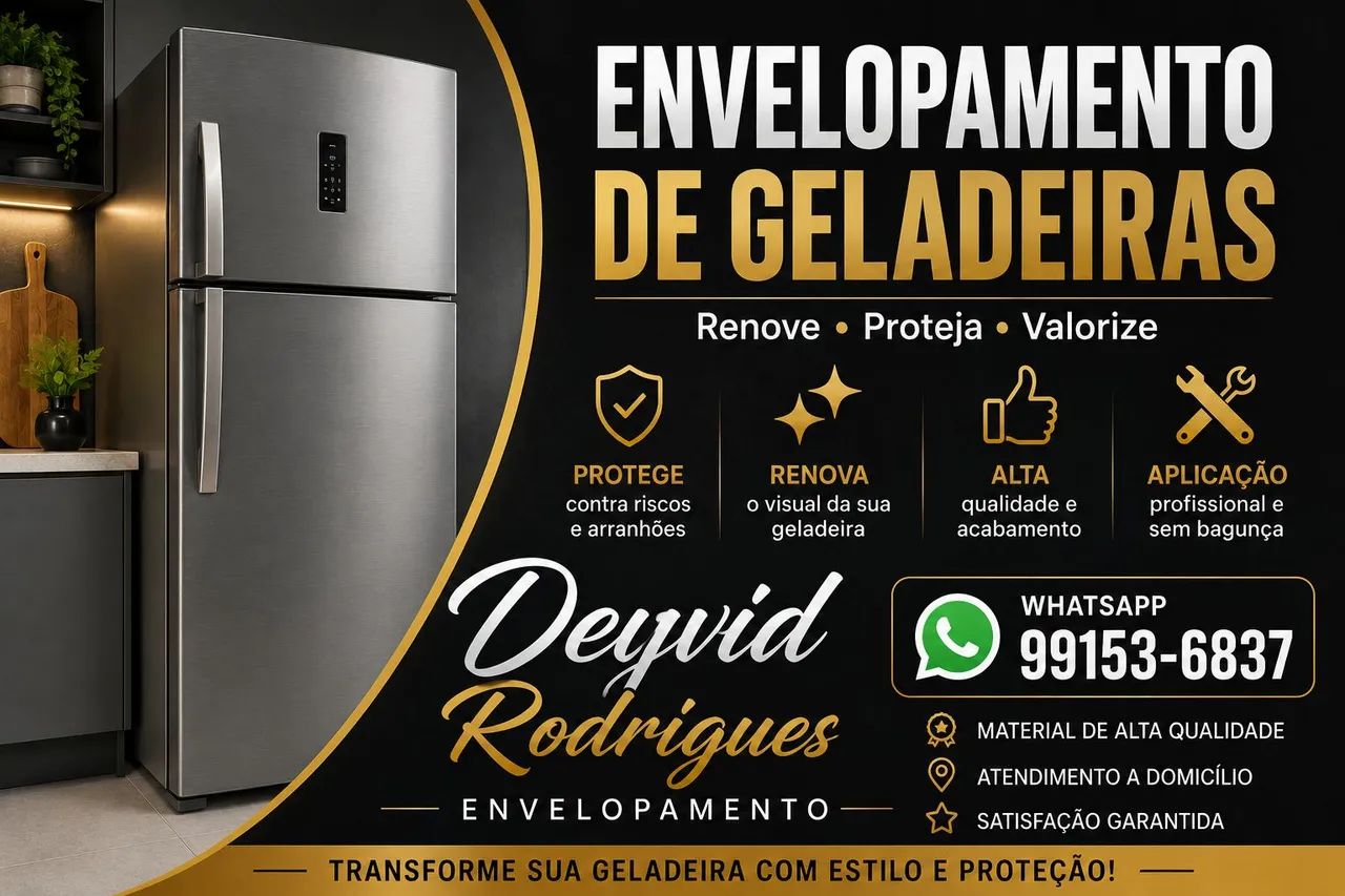 Envelopamento de geladeiras 