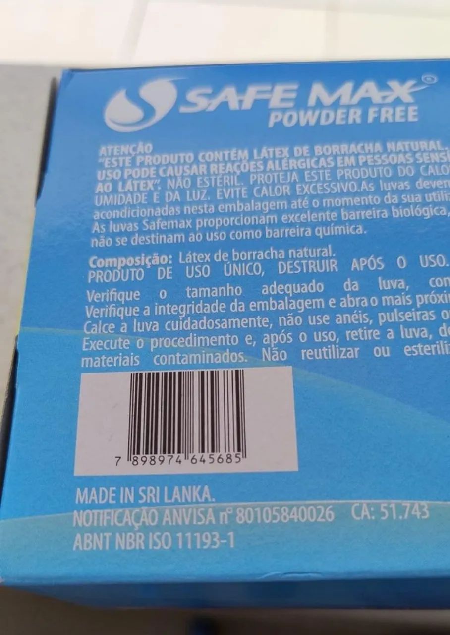 Luva Descartável PP sem Pó  - Foto 4