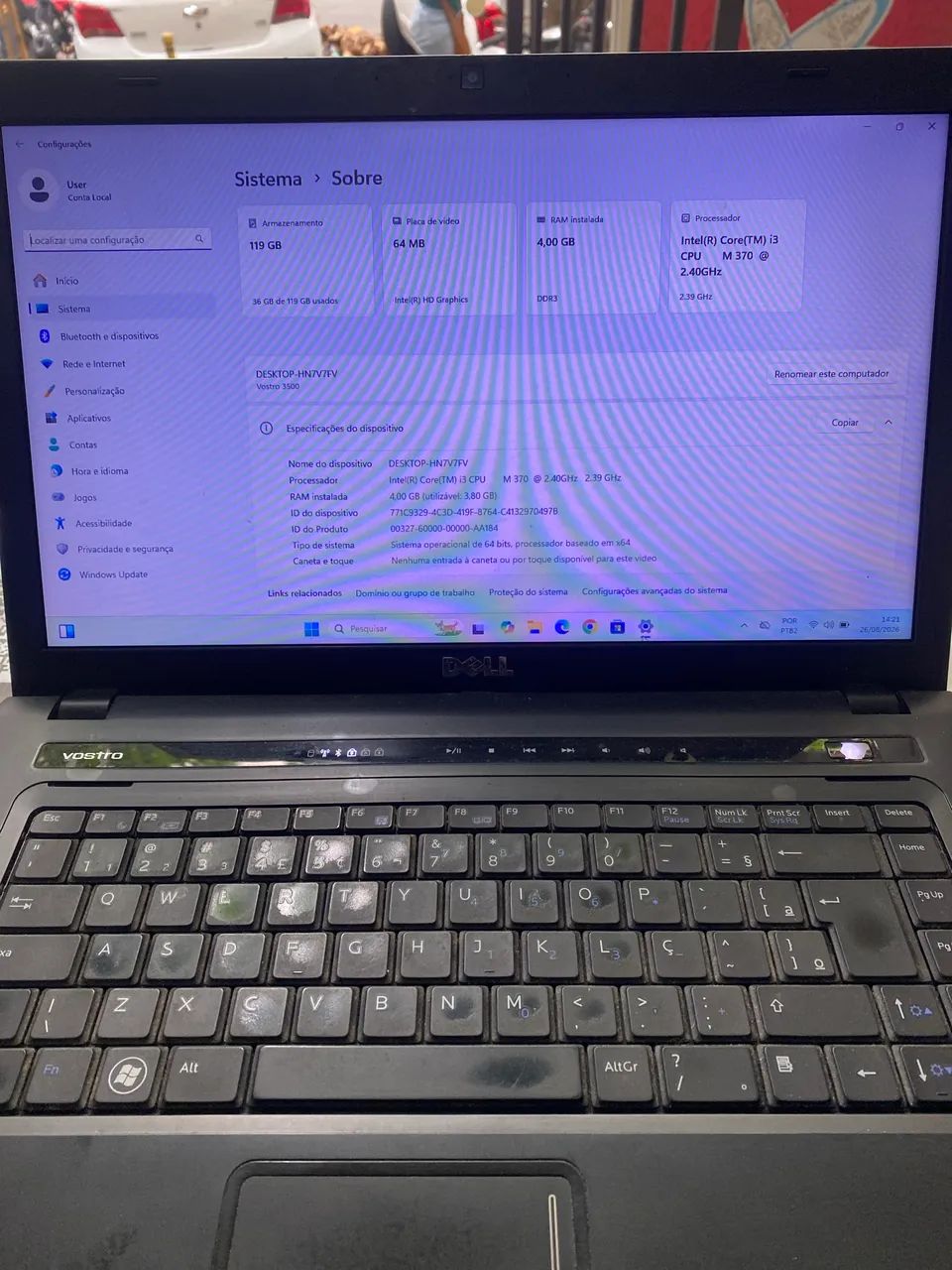 NOTEBOOK DELL I3 COM SSD DE 120GB - Foto 2
