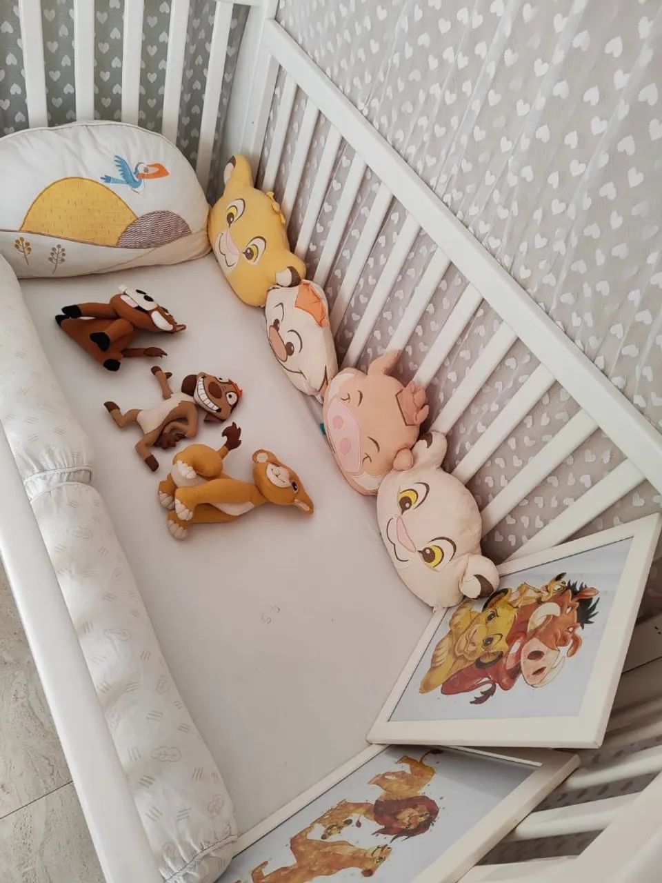 Kit berço e decoração Rei Leão  - Foto 2