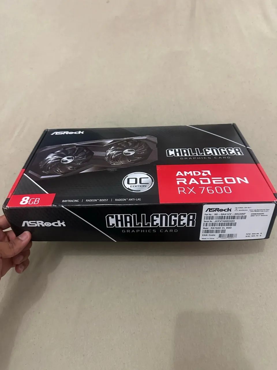 Placa de Vídeo Rx 7600 - Foto 2