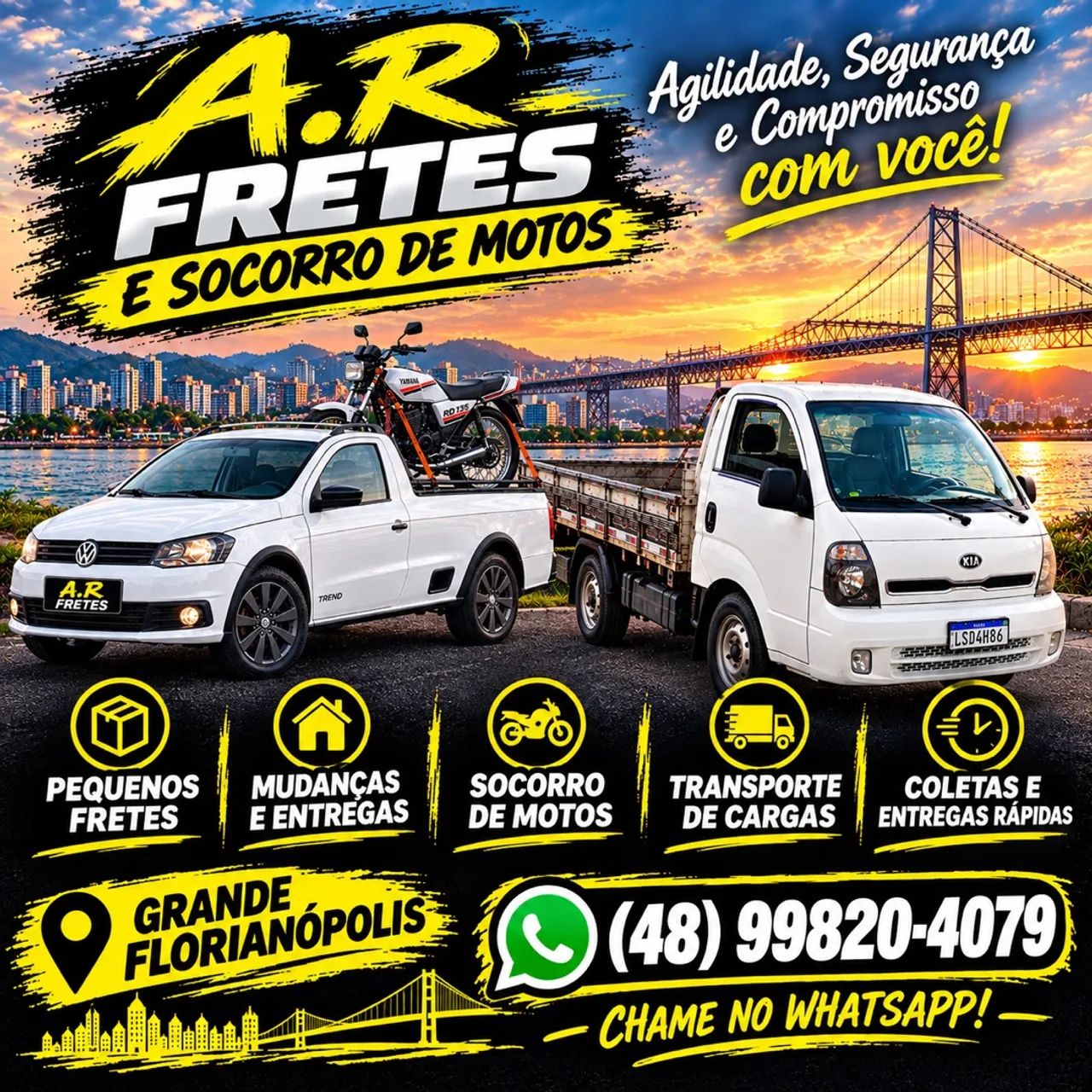 Frentes e socorro de moto 