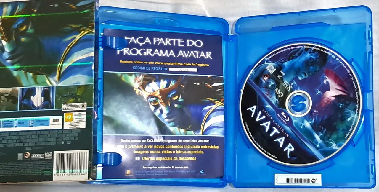 BLU-RAY Original AVATAR com luva - excelente estado  - Foto 3