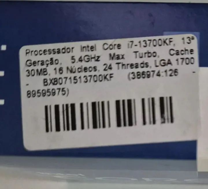 Processador Core i7 13700KF - LGA 1700 - Foto 3