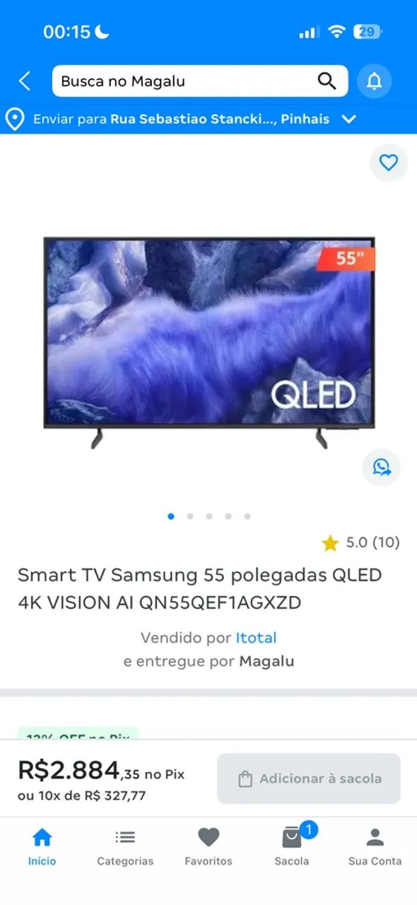 Tv Samsung 55 polegadas 