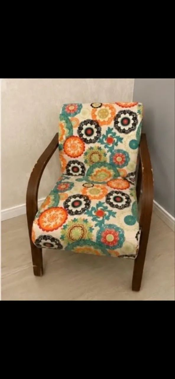     Poltrona Vintage Estampada - Foto 2