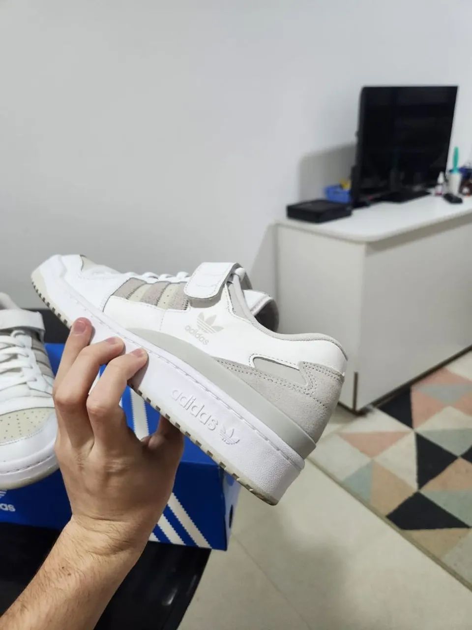 adidas Forum Low White Grey - Foto 5