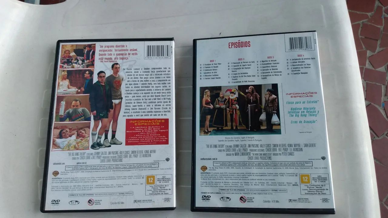 Box dvd original big Bang a teoria vol 1e2 - Foto 5