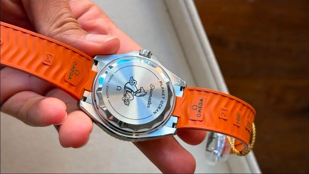 Omega Planet Ocean (Orange) (Qualidade Super)  - Foto 3