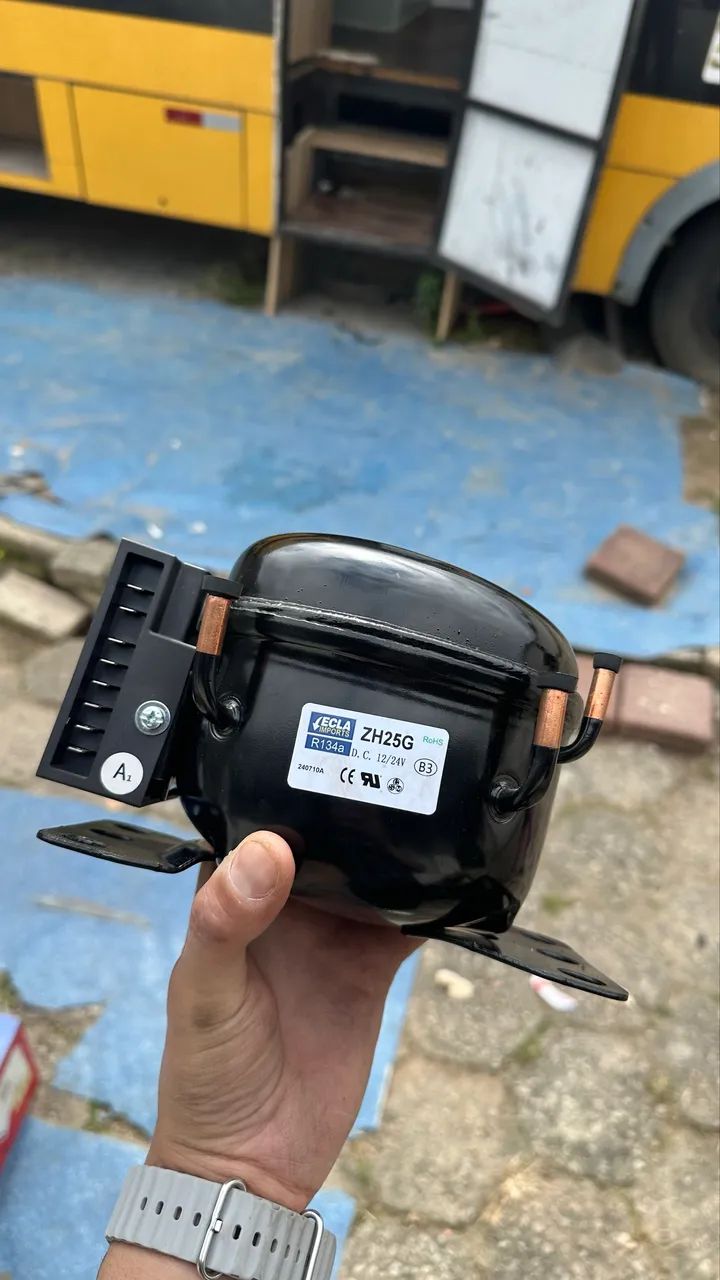 MOTOR COMPRESSOR BIVOLT 12v/24v ZH25G - Foto 5