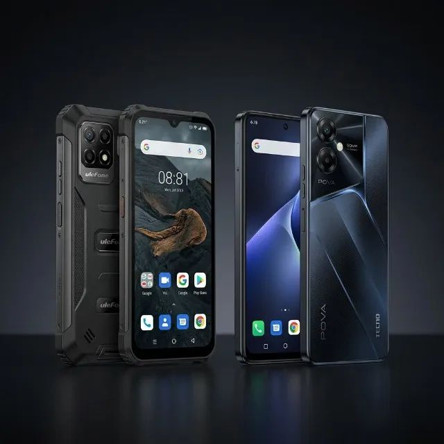 rustico bruto e potente - ulefone e tecno modelos power armour 13 e pova 5 - Foto 3