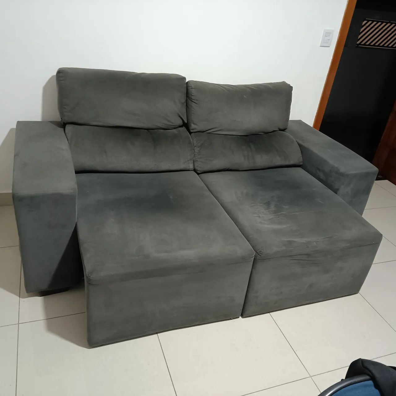 Sofá retrátil 03 lugares  - Foto 3