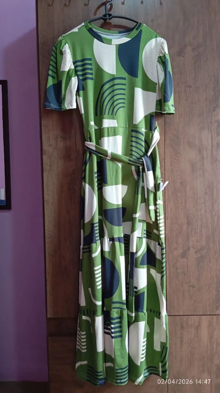 Vestido em malha 