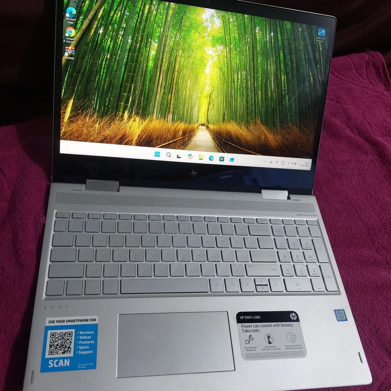 NOTEBOOK HP ENVY X360 I7 OITAVA GERAÇÃO 