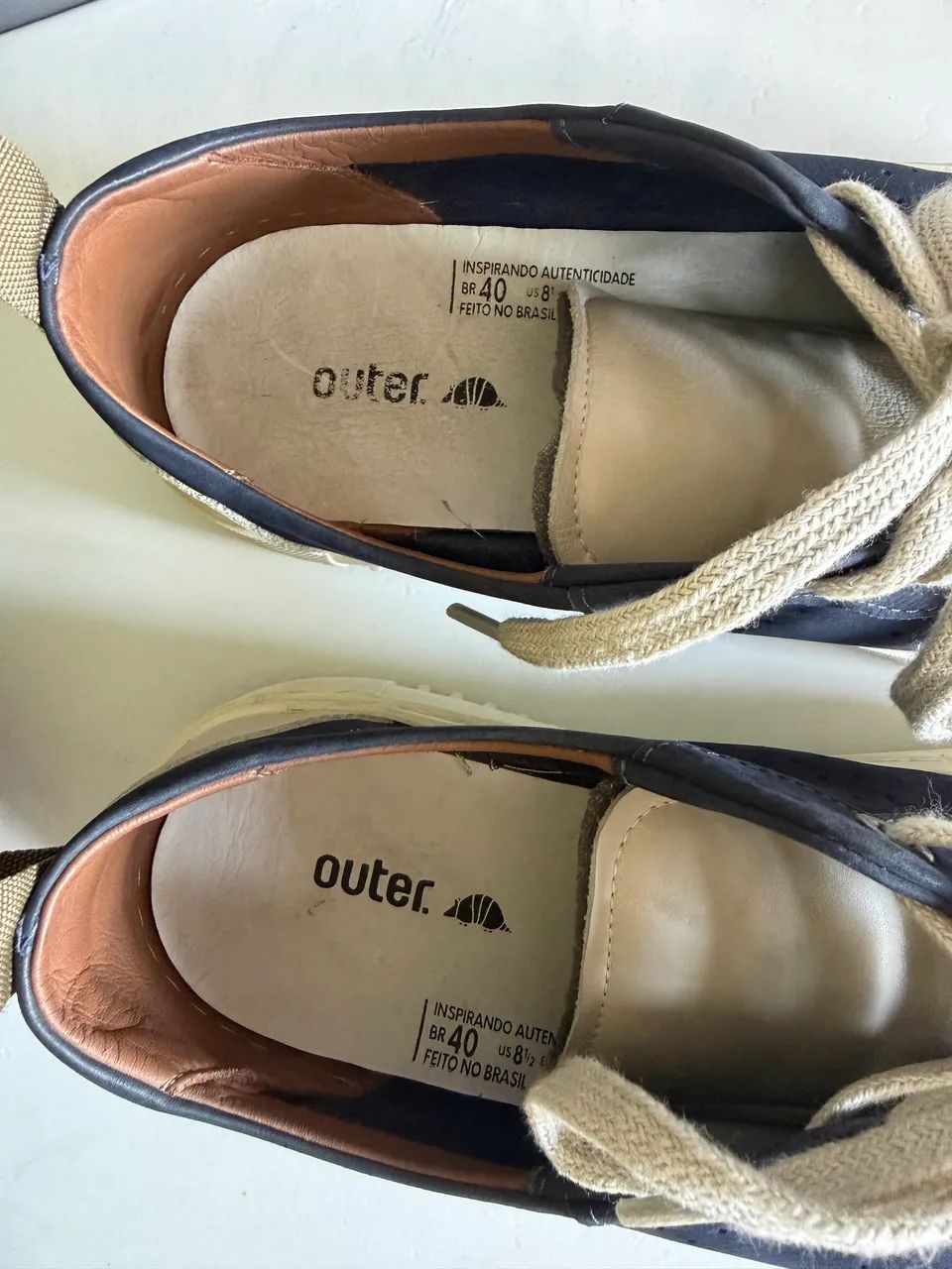 Tênis da Outer em perfeito estado número 42 de couro original  - Foto 4