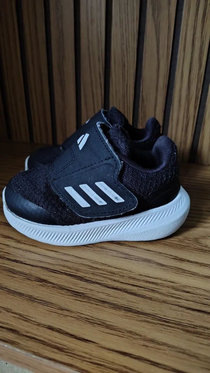 adidas infantil preto tam 18 5k original - Foto 2