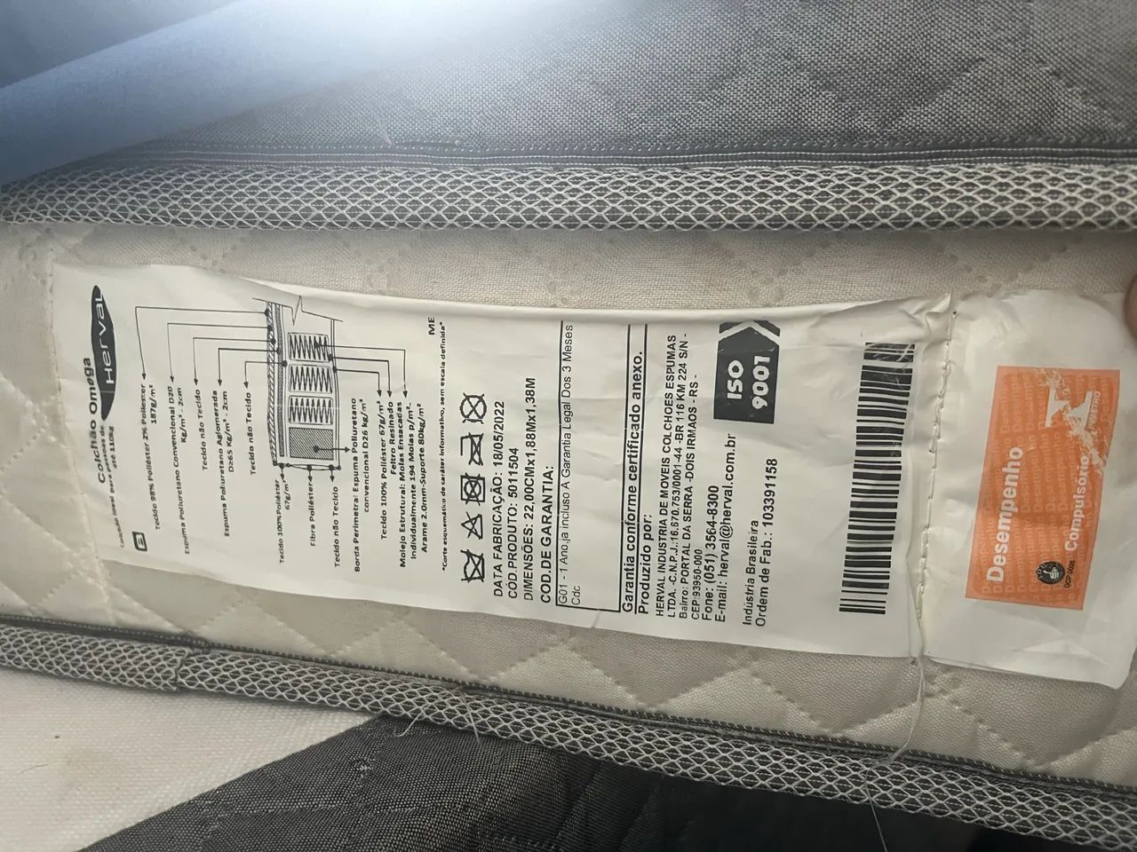 Cama casal com molas ensacadas  - Foto 4