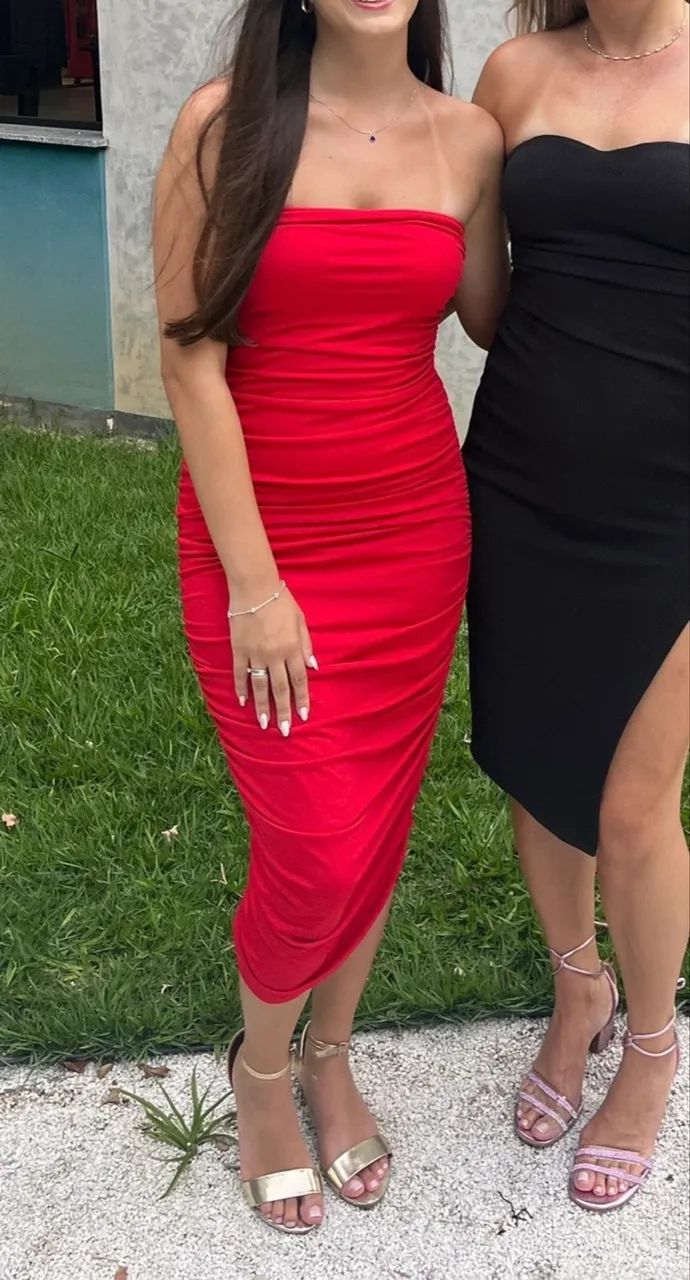Vestido Longo Vermelho - Foto 3