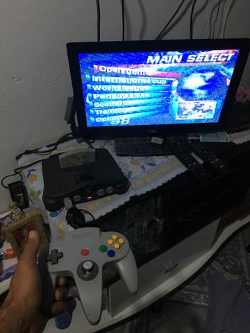 Nintendo 64 completo vendo ou troco em Psp ou 3ds