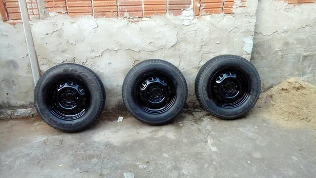 4 pneus completos - Foto 5