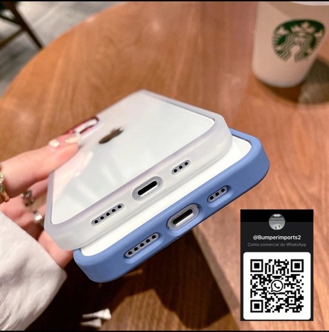capa case para IPhone 13 pro max e 13 Pro fino acabamento detalhes em metal - Foto 3
