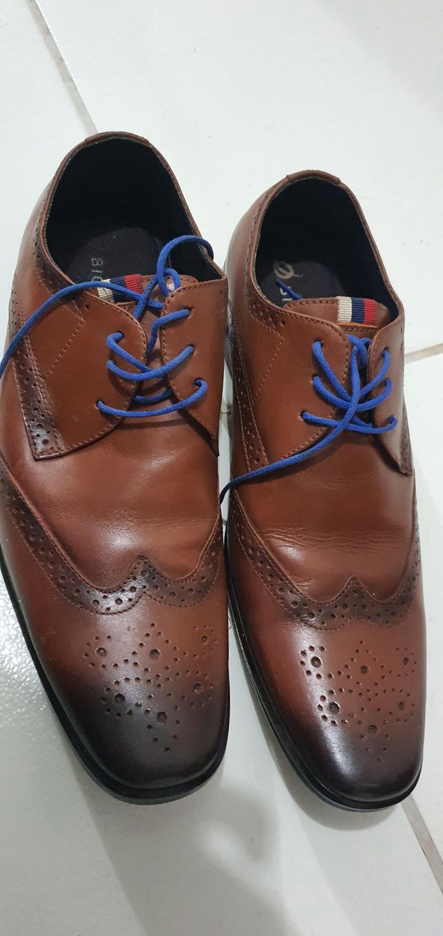 Sapato de couro bigioni marrom - Roupas e calçados - Aparecida, Santarém  1004720011 | OLX