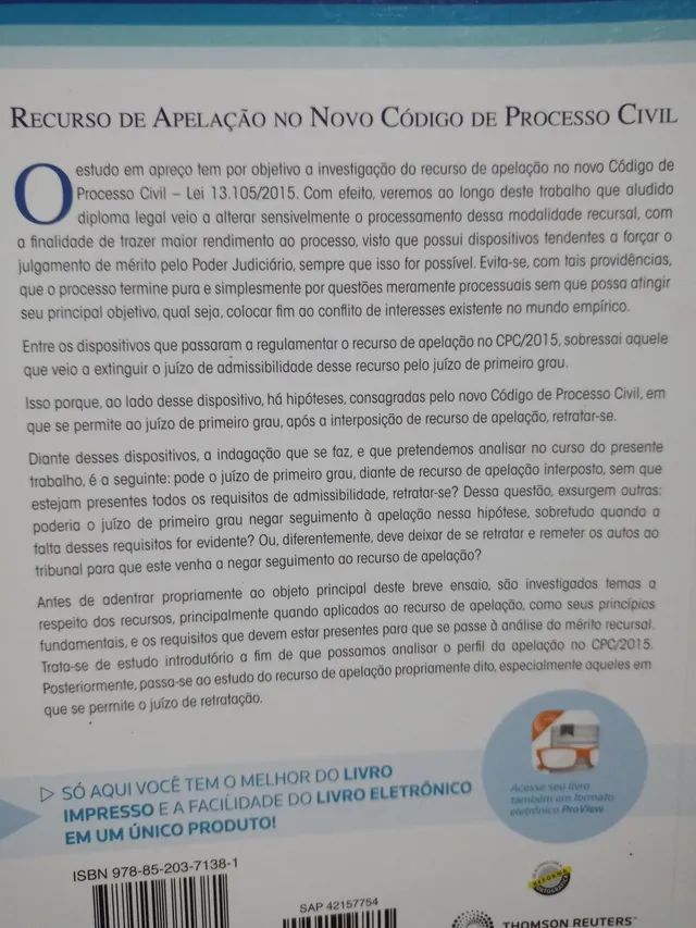 Livro Recurso de apelação - Foto 2