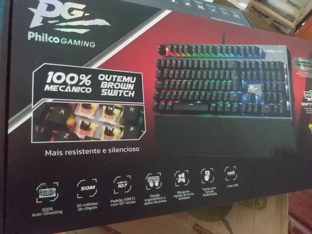 Teclado 100% mecânico gaming Philco pkb95 - Foto 2