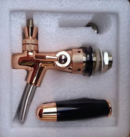 Torneira Italiana para chopeira em bronze  - Foto 2