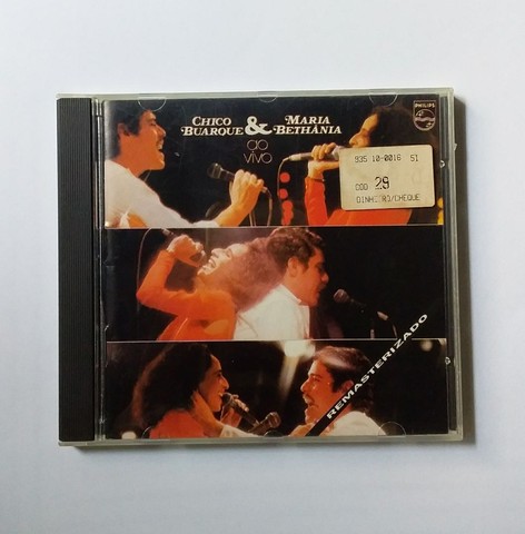 Chico Buarque e Bethânia Ao Vivo. Novíssimo!