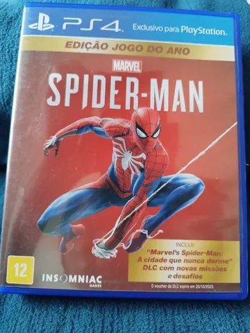 Jogo Spider Man - Ps4 Mídia Física