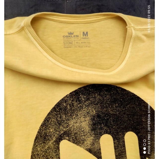 Camisa Masculina Osklen Malhão M - Foto 2