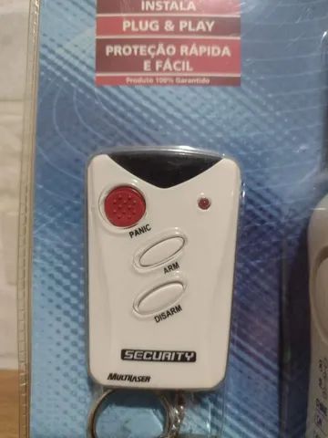 55390SENSOR DE MOVIMENTO COM ALARME COM DISCADOR AUTOMÁTICO SECURITY MULTILASER  (NOVO) - Foto 4