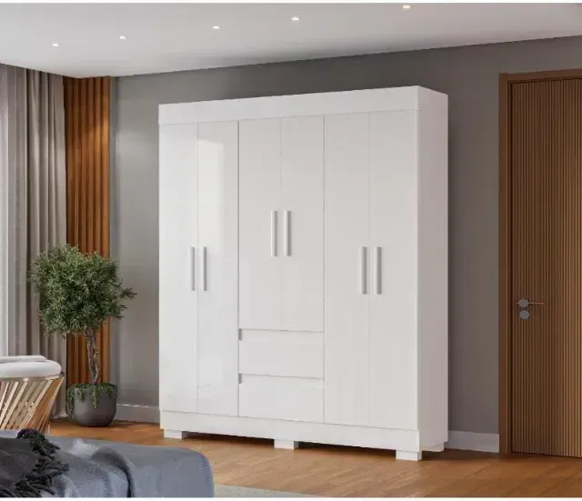 Roupeiro 6 Portas NOVO - Maya - Frete Grátis