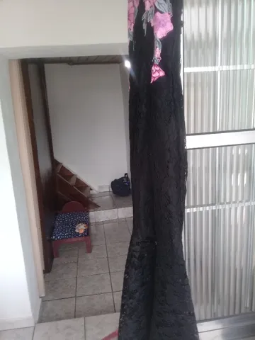 vestido de noite tamanho P cor preto