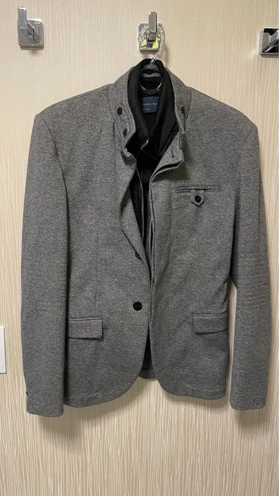 Casaco Zara Masculino Cinza
