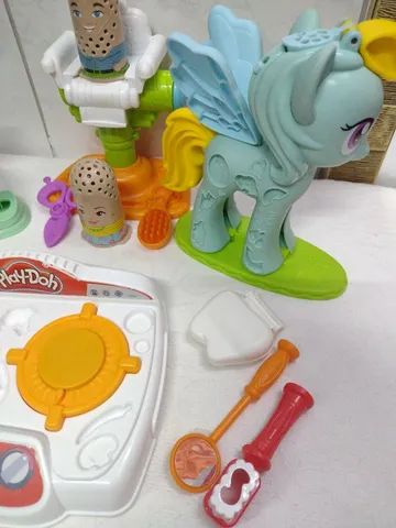 Kit Play Doh Hasbro para brincar com massinha de modelar - Foto 4