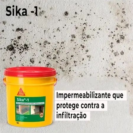 Sika 1 18L impermeabilizante ( Vedacit ) - Foto 5