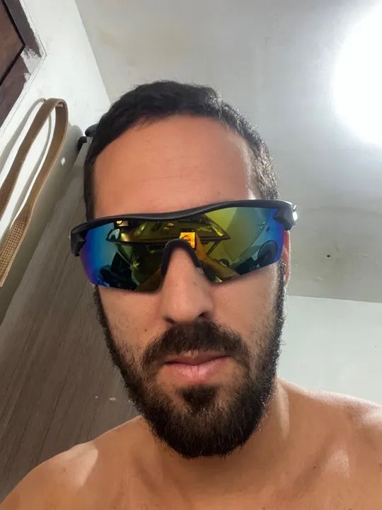 Óculos polarizado na cor preto e cinza  - Foto 5