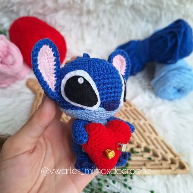 Stitch Amigurumi Crochê  - Foto 4