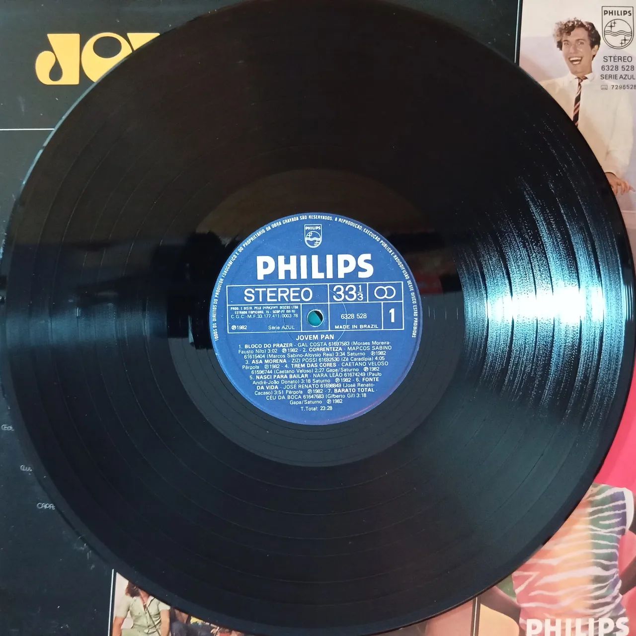 disco de vinil LP jovem pan 1982 - Foto 3