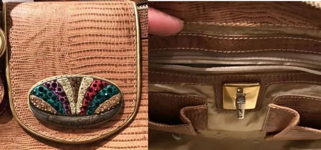 bolsa de mão Carmen Steffens couro texturizado - Foto 3