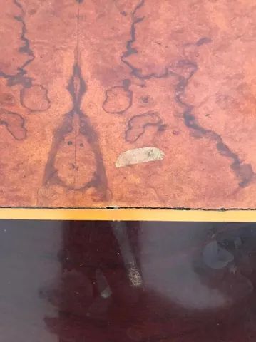 Mesa de Apoio em madeira e Marchetaria - Foto 5