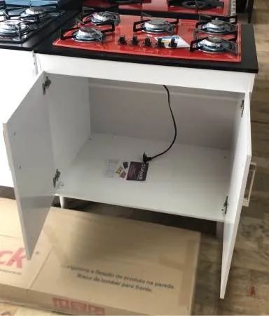 Balcão para cooktop fogão 2 portas - Foto 4