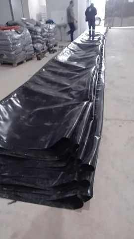 Lona Preta 600 micras para Decoração/Impermeabilização/Lagos Geomembrana Pead 10 x 4 - Foto 2