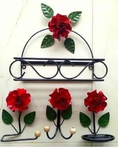 Kit para banheiro com rosas 4 pçs  - Foto 3