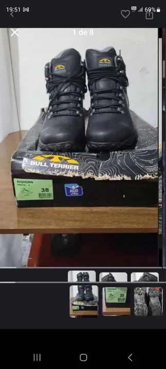 Bota Bull Terrier original Bighorn Impermeavel Calçados Vila