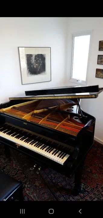Piano de cauda Essenfelder meia cauda Yamaha gb1 Steinway imbuia Fritz Dobbert - Foto 5