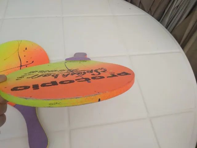 Par De Raquetes De Tênis De Praia Procopio Neons  - Foto 5
