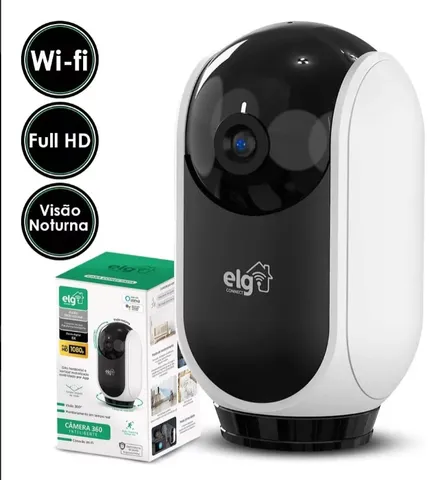 Câmera Robô 1080p Inteligente Wifi Via Alexa Visão Noturna